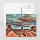 Monument Valley Postkarte (Vorne/Hinten)