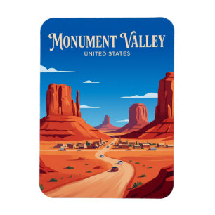 Monument Valley Scenic Drive Arizona Magnet