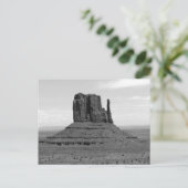 Monument Valley (schwarz-weiß) Postkarte (Stehend Vorderseite)