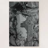 Monument Valley Schwarz-Weiß Puzzle (Vertikal)