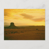 Monument Valley-Szene 01 Postkarte (Vorderseite)