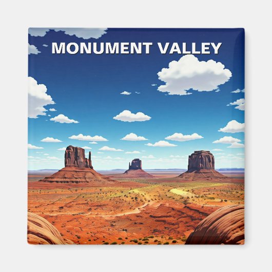 Monument Valley Travel Navajo Nation Arizona Magnet (Vorne)