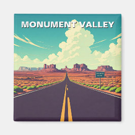 Monument Valley Travel Navajo Nation Pastel Magnet