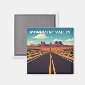 Monument Valley Travel Navajo Nation Road Magnet (Vorderseite/Rückseite)