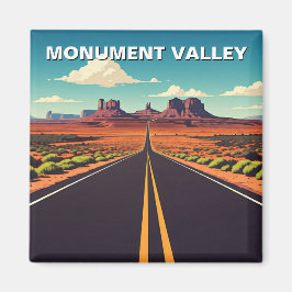 Monument Valley Travel Navajo Nation Road Magnet