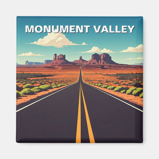 Monument Valley Travel Navajo Nation Road Magnet (Vorne)