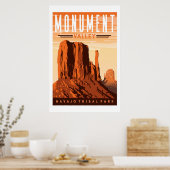 Monument Valley Travel Poster Print (Küche)