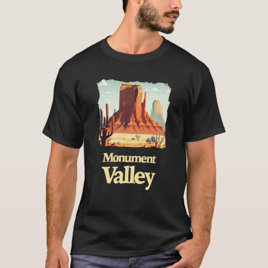 Monument Valley Utah 1 T-Shirt (Vorderseite)