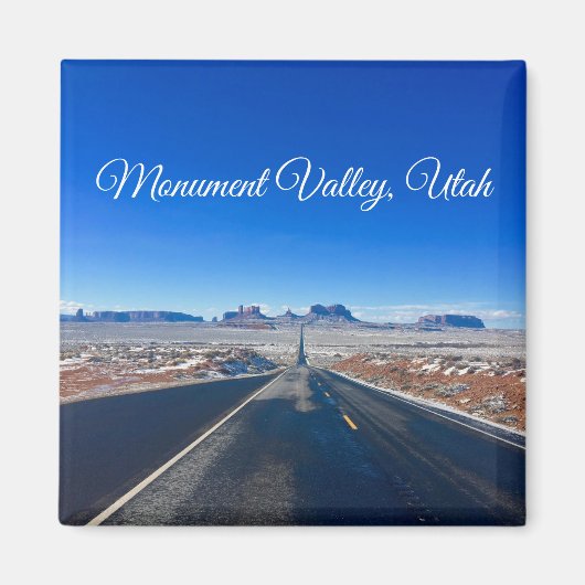 Monument Valley Utah Foto Magnet (Vorne)