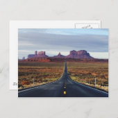 Monument Valley Utah Klassische Szene Postkarte (Vorne/Hinten)