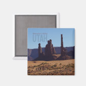 Monument Valley Utah Staat Souvenir Kühlschrankmag Magnet (Vorderseite/Rückseite)