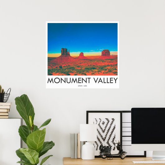 Monument Valley, Utah, USA Poster (Heimbüro)