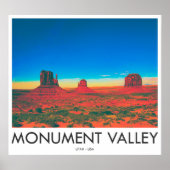 Monument Valley, Utah, USA Poster (Vorne)