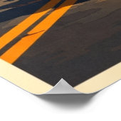 Monument Valley Utah - Vintage Travel Poster (Ecke)