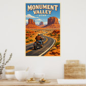 Monument Valley Utah - Vintage Travel Poster (Küche)