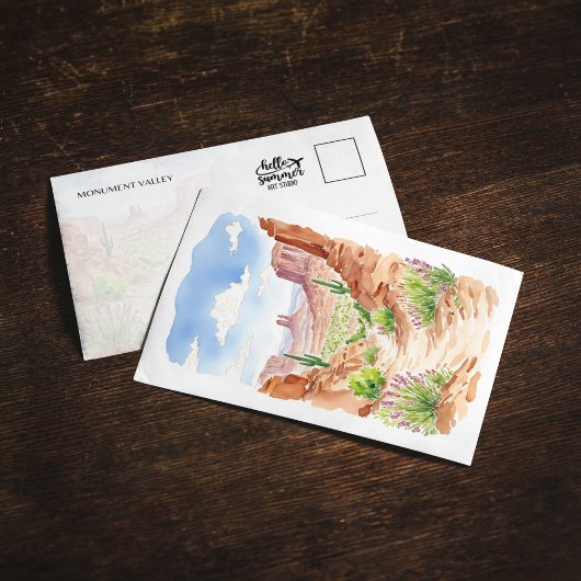 Monument Valley Utah Wasserfarbe Einladung