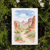 Monument Valley Utah Wasserfarbe Einladung