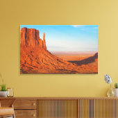 Monument Valley Utah Wüstenfäuste mit Panoramablic Leinwanddruck (Insitu (Wohnzimmer))