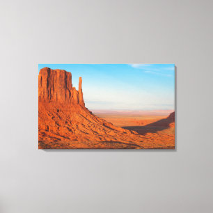 Monument Valley Utah Wüstenhandschuhe in Panorama Leinwanddruck