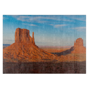 Monument Valley Utah Wüstenhandschuhe in Panorama Schneidebrett