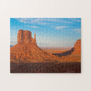 Monument Valley Utah Wüstenmilben in Panorama Puzzle