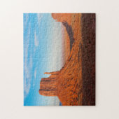 Monument Valley Utah Wüstenmilben in Panorama Puzzle (Vertikal)