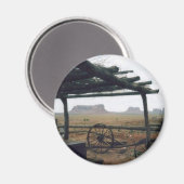 Monument Valley View Magnet (Vorderseite/Rückseite)