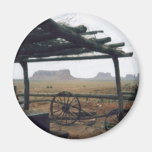 Monument Valley View Magnet (Vorne)