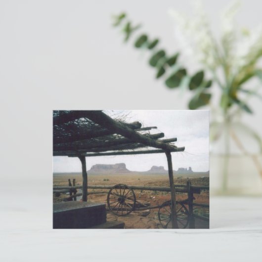 Monument Valley View Postkarte (Stehend Vorderseite)