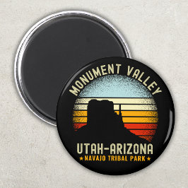 Monument Valley Vintage Landscape Utah  Magnet