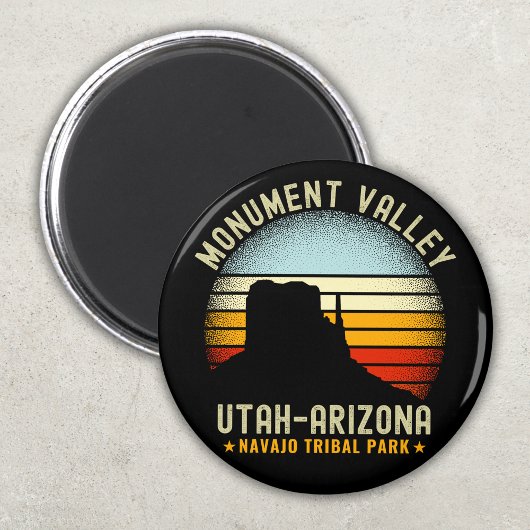 Monument Valley Vintage Landscape Utah Magnet