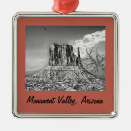 Monument Valley Weihnachtsbogen Gerahmt Ornament Aus Metall