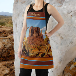 Monument Valley Wüste Südwest Print Schürze