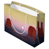 Monument Valley, Yoshida, Woodcut Große Geschenktüte (Rückseite Schrägansicht)