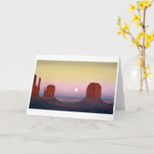 Monument Valley, Yoshida, Woodcut Karte (Gelbe Blume)