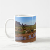 Monument Valley Ziegen Kaffeetasse (Links)