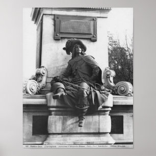 Monument zu Alexandre Dumas Pere, d'Artagnan Poster