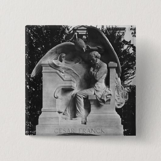 Monument zu Cesar Franck Button (Vorderseite)