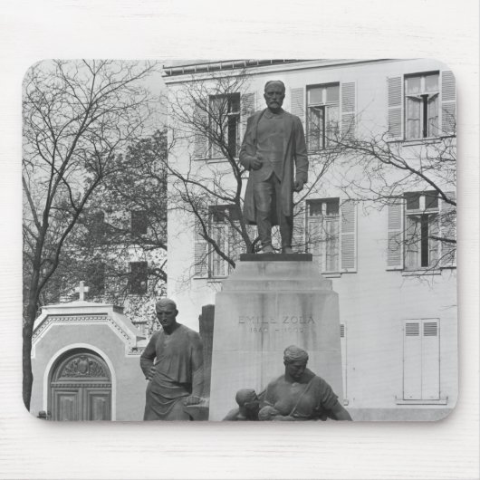 Monument zu Emile Zola Mousepad (Vorne)