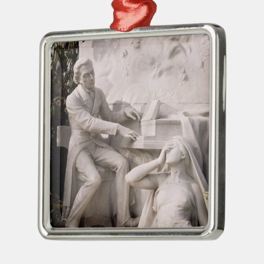Monument zu Frederic Chopin Silbernes Ornament (Links)