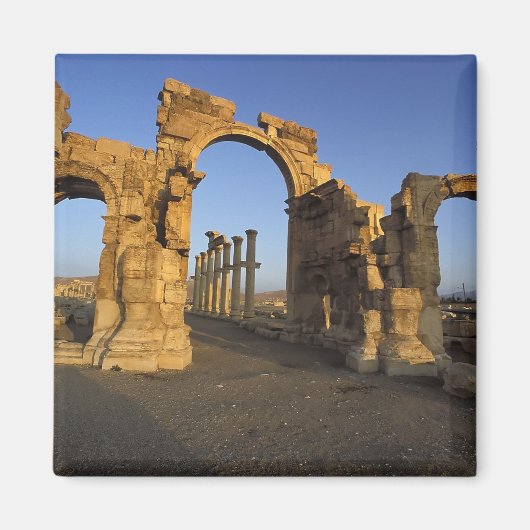 Monumental Arch, Palmyra, Homs, Syrien Magnet (Vorne)