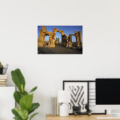 Monumental Arch, Palmyra, Homs, Syrien Poster (Heimbüro)
