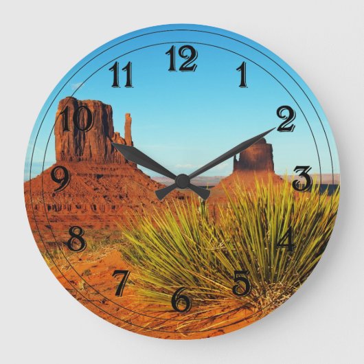 Monumental, Arizona Große Wanduhr (Vorderseite)