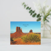 Monumental, Arizona Postkarte (Stehend Vorderseite)