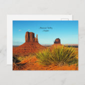 Monumental, Arizona Postkarte (Vorne/Hinten)