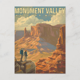 Monumental, Arizona Vintag Postkarte