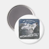 Monumental Berg Rushmore Magnet (Vorderseite/Rückseite)