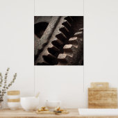 Monumental Gears: Edwardian Tower Clock Mechanism  Poster (Küche)