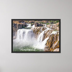 Monumental - Idahos Shoshone Falls Leinwanddruck
