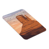Monumental Navajo Tribal Park Vintag Magnet (Rechte Seite)